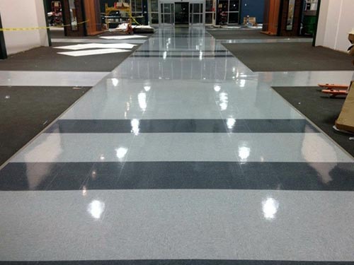 wax tiled floor — commercial cleaning in Sharpsville, PA