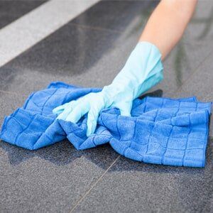 Cleaning the floor — commercial cleaning in Sharpsville, PA