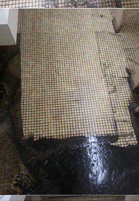 second bathroom floor — commercial cleaning in Sharpsville, PA