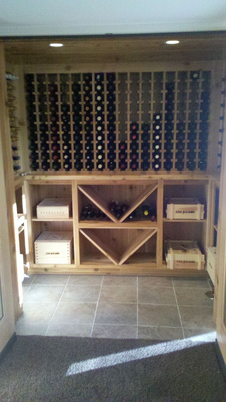 Wooden Wine Cellar | Nerstrand, MN | Nerstrand Custom Cabinets