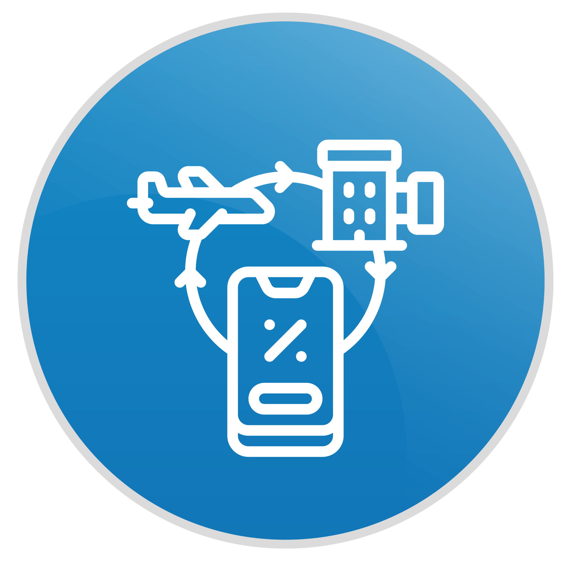 icono simulando channel manager y distribución