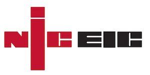 Logo of NICEIC, with red letters N, I, and E, and black letters IC.