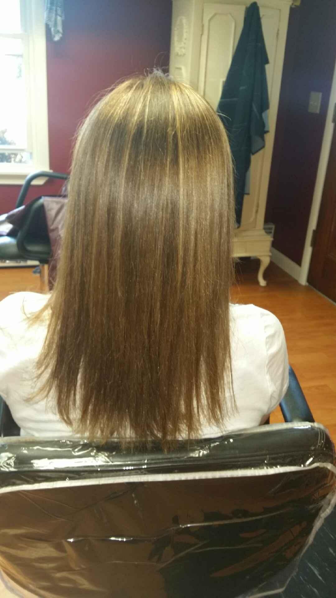 After Keratin Smoothing Treatment