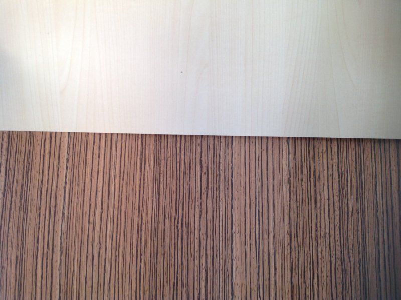 due diversi tipi di compensati