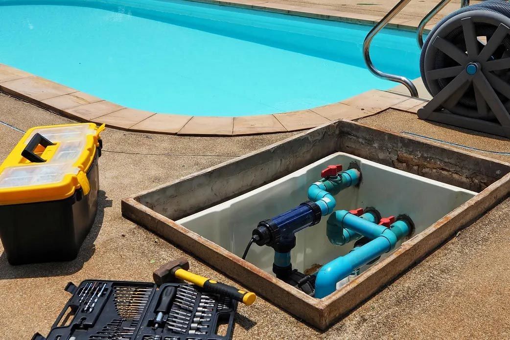 Swimming Pool is Being Repaired — Billabong Pool Service & Supply Pty Ltd in Buderim, QLD