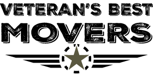 Business logo for Veteran's Best Movers with a star and wings.