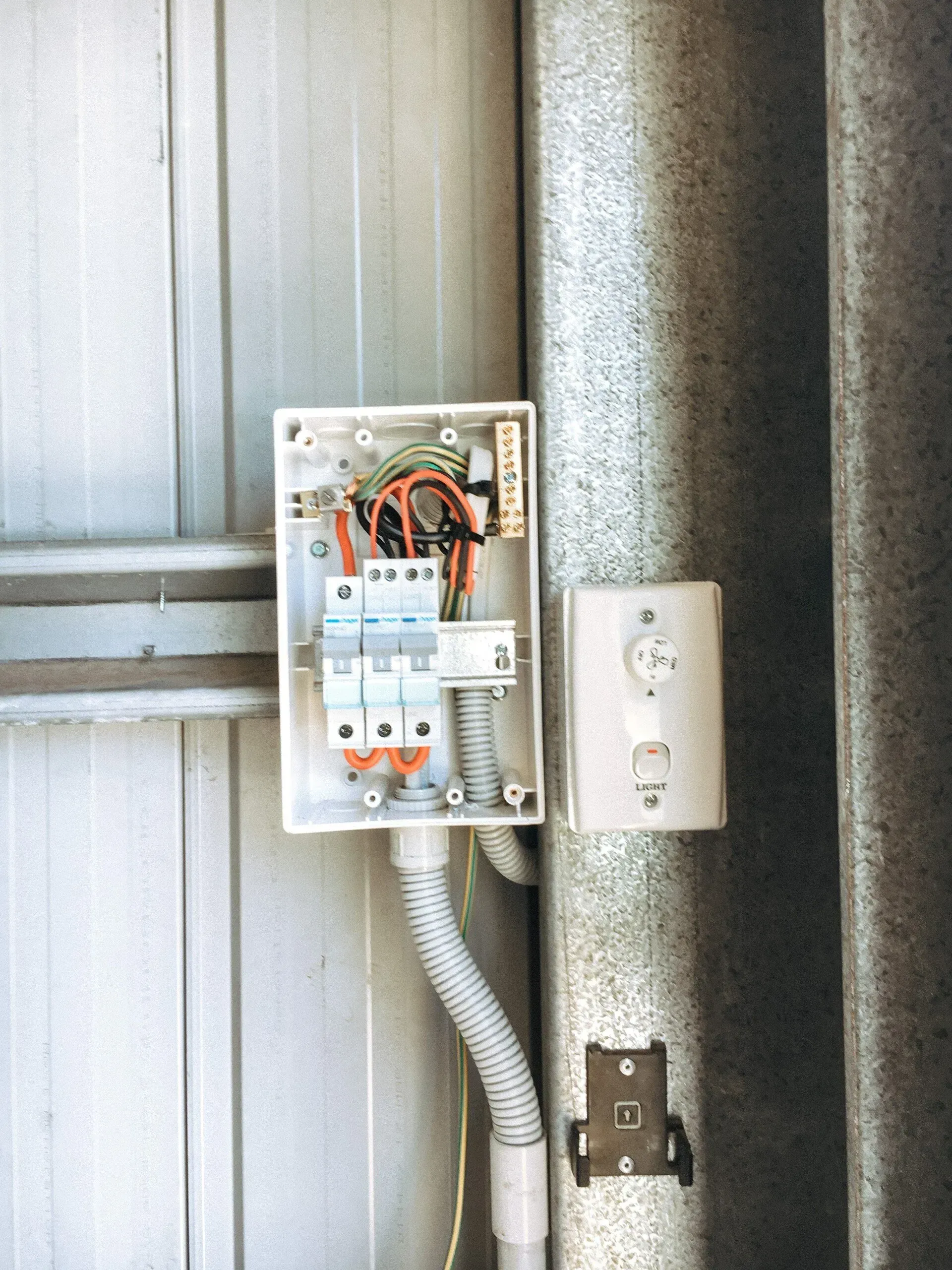 Open Electrical Panel and Switch — Hazlec Services Pty Ltd in Rockyview, QLD