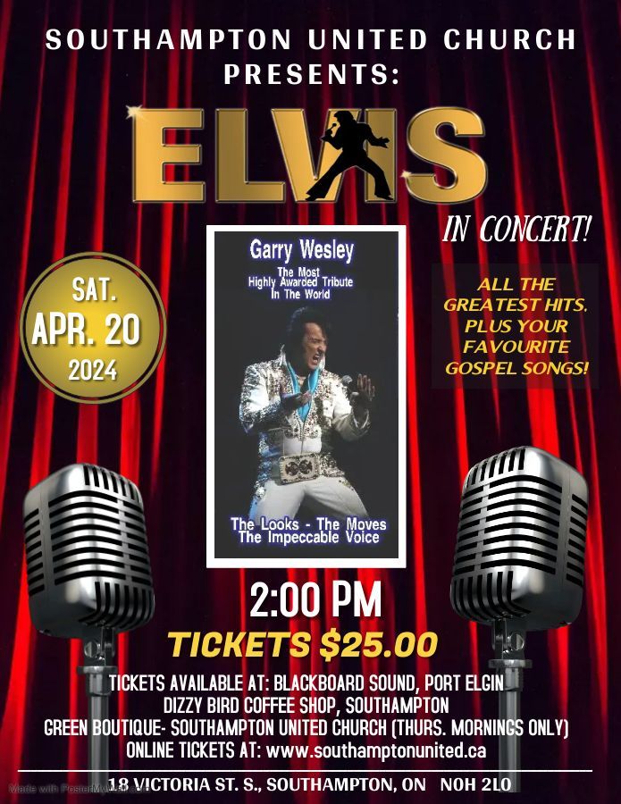 Elvis - Garry Wesley - In Concert
