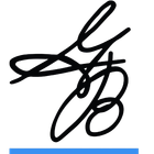 Stylized letter