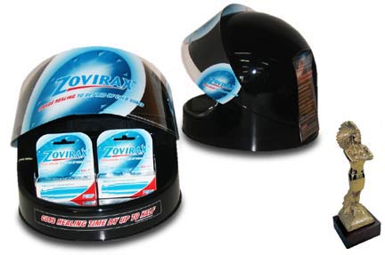 Award winning Zovirax Counter Display/Merchandiser