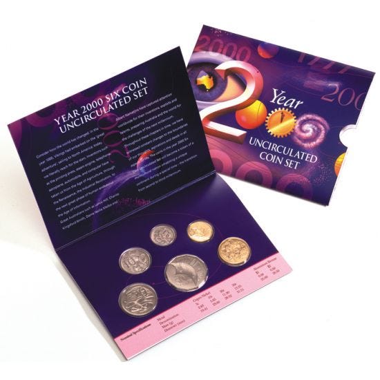 Coin Blister Unc Packaging