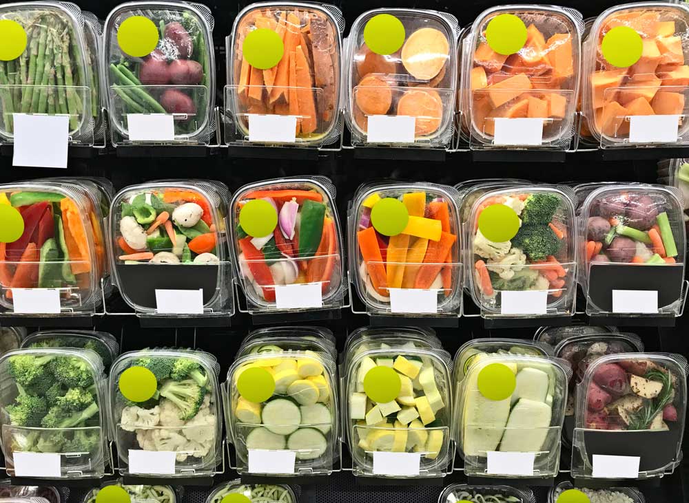 Fresh Veggies in Container