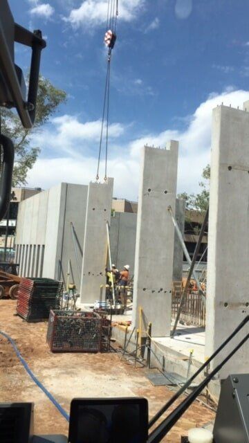 Crane on New Construction — Crane Hire in Alice Spring, NT