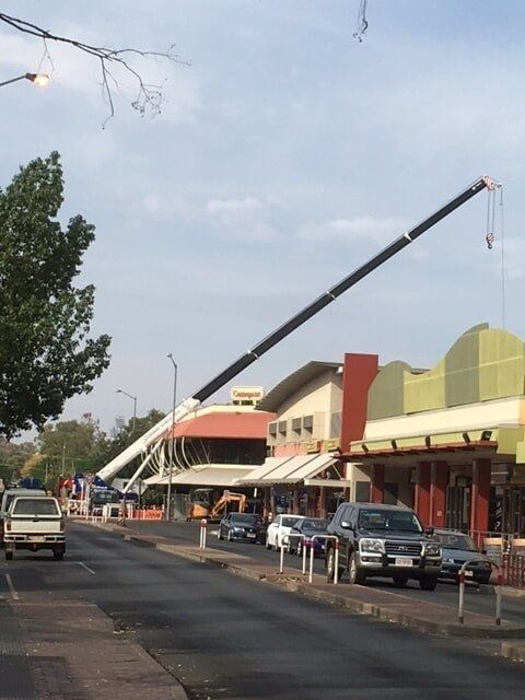 Extended Crane — Crane Hire in Alice Spring, NT