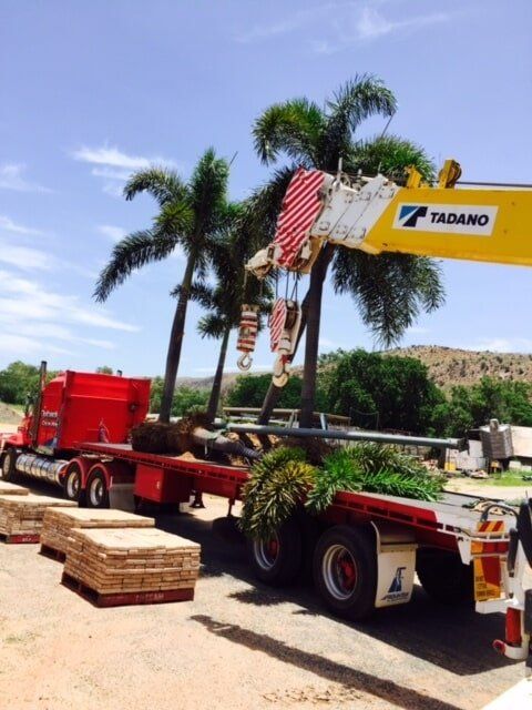 Red Truck — Crane Hire in Alice Spring, NT