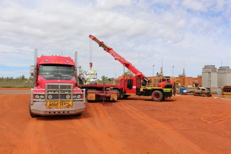 Red Truck 1 — Crane Hire in Alice Spring, NT
