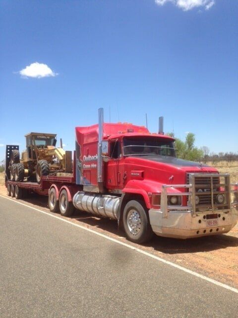 Red Truck 2 — Crane Hire in Alice Spring, NT