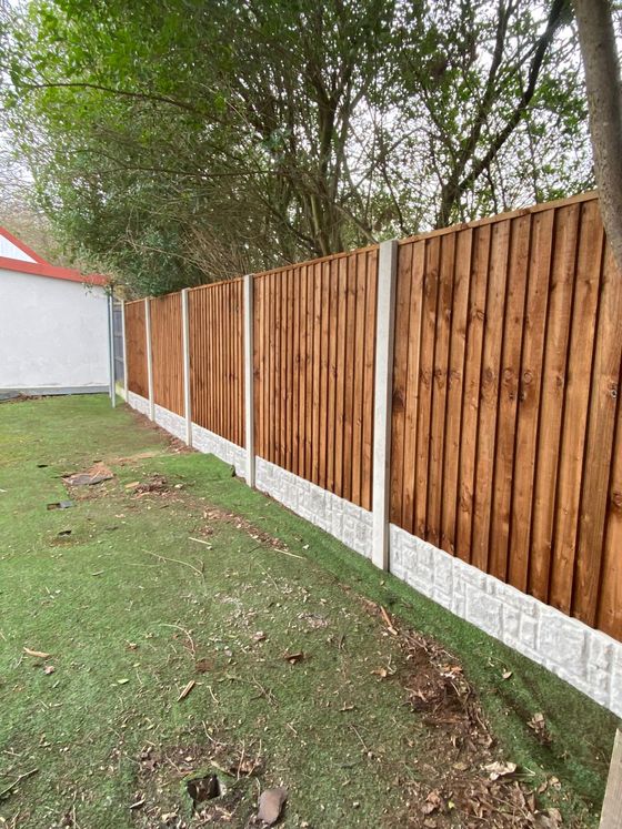 Fencing York new wooden garden fence in Crockey Hill York