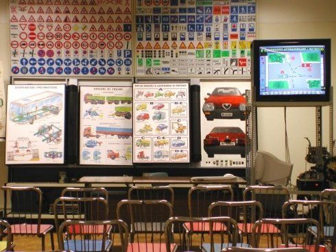 dettaglio sala corsi Sampierdarena