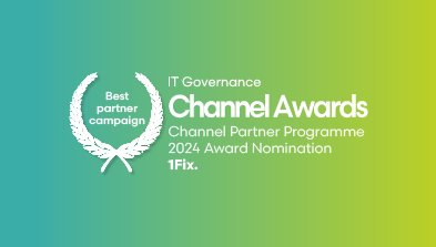 It governance channel awards best partner campaign channel partner programme 2024 award nomination 1fix.