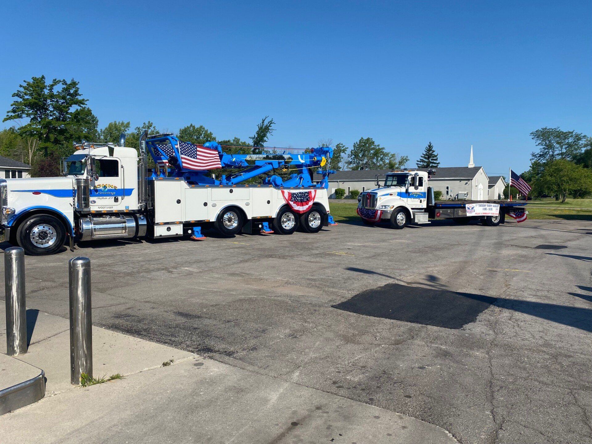 Trucks Parking — Buffalo, NY — John’s Towing & Storage