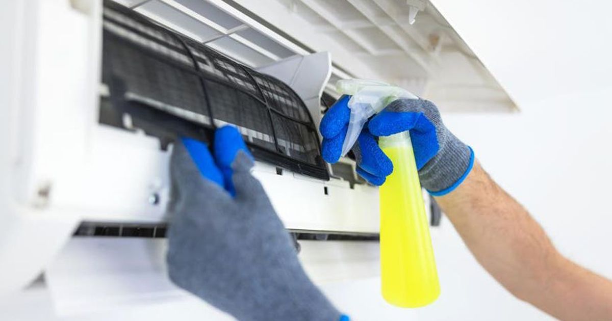 tech cleaning heat pump