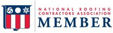 The logo for the national roofing contractors association