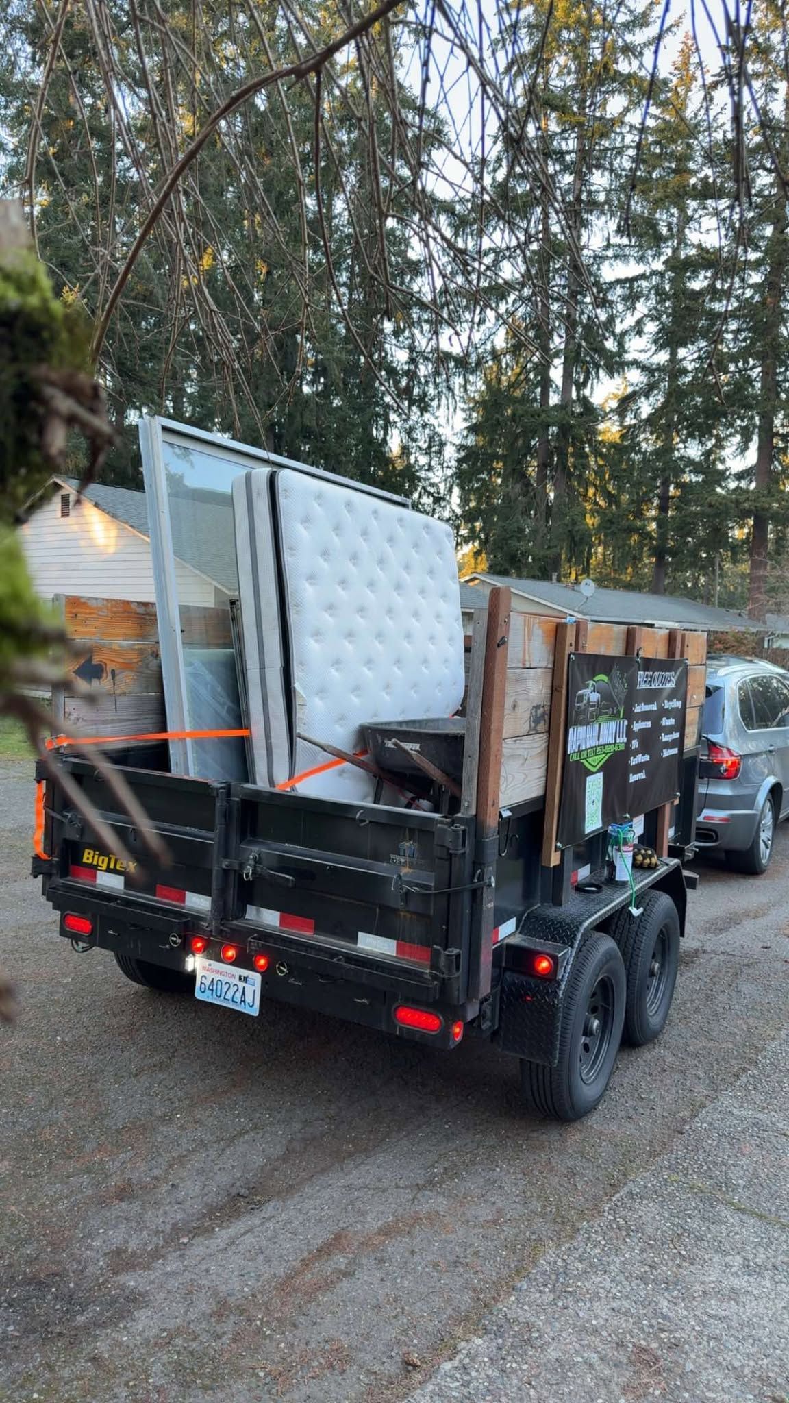 Rapid Haul Away Junk Removal Services Pierce County WA