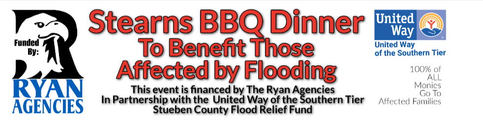 Support Local Flood Relief: Enjoy Stearns BBQ and Help the Southern Tier Rebuild!