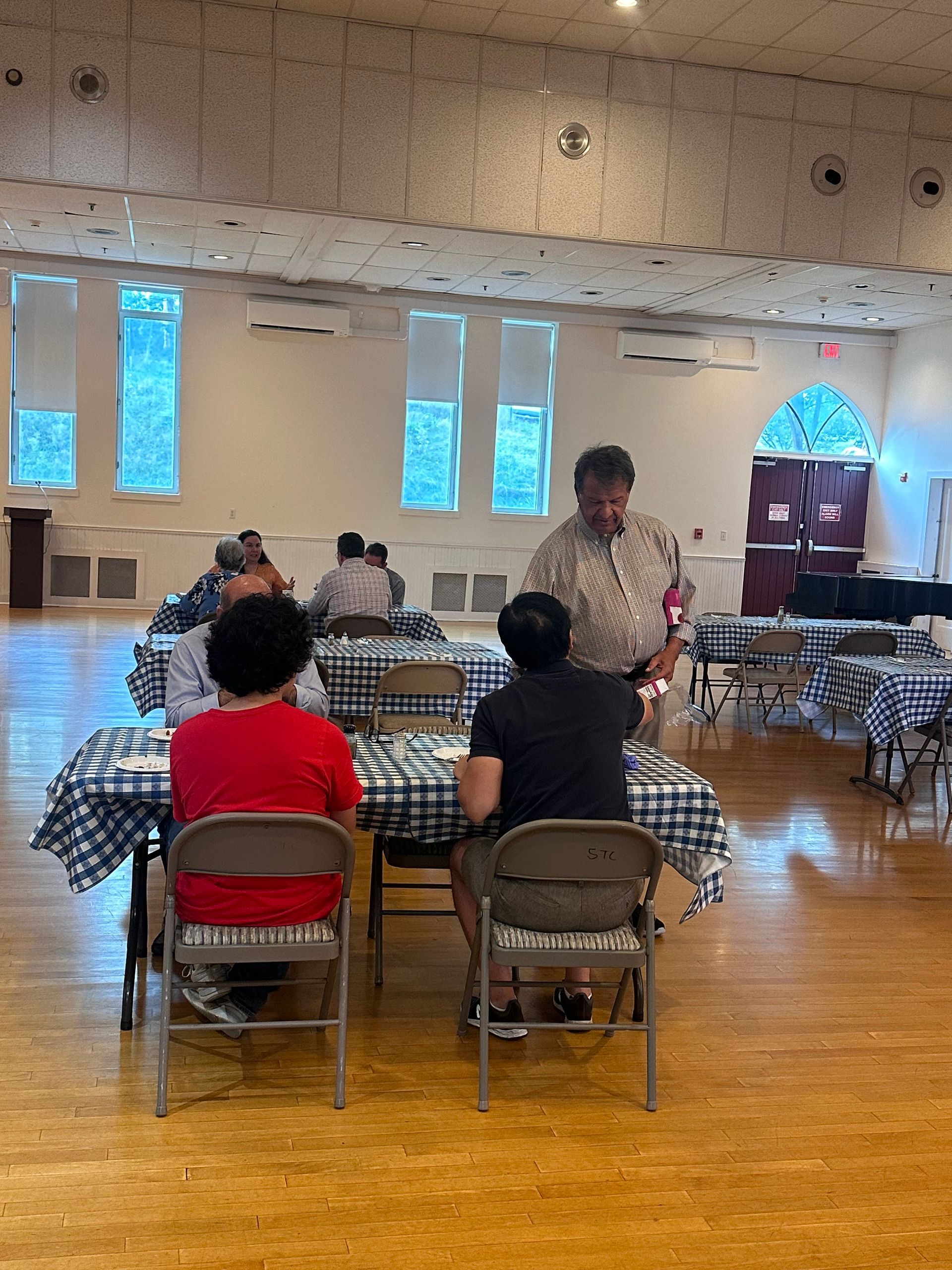 Rep. George Latimer makes a surprise visit