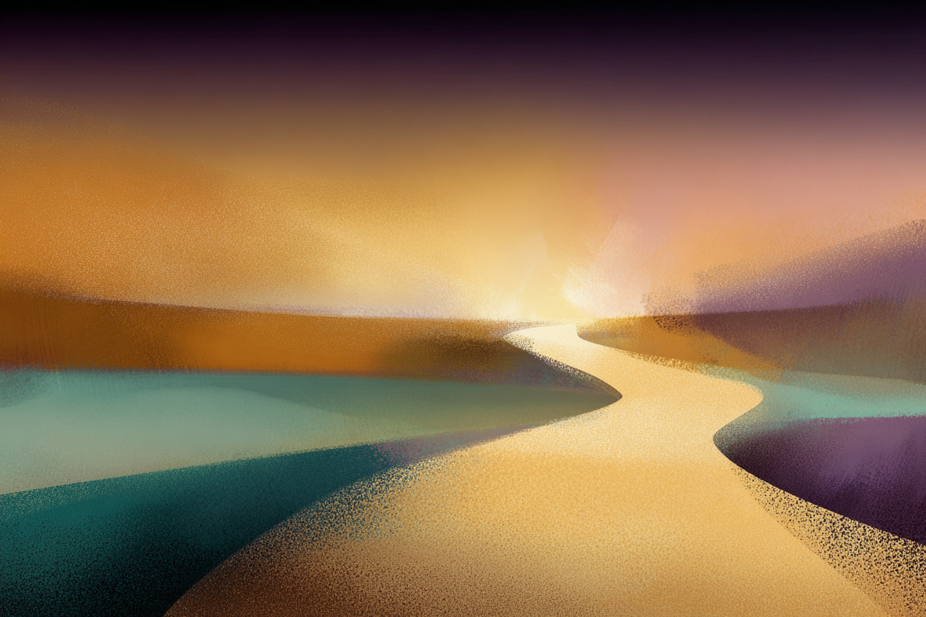 Paths converging toward single horizon showing flexible nonprofit strategies aligned with unified organizational mission