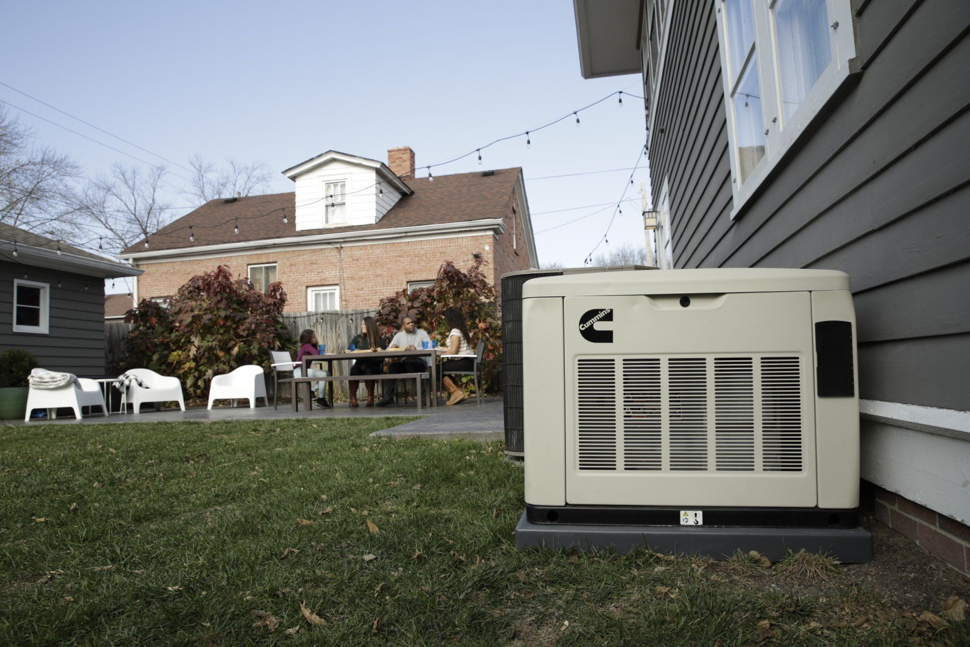 Home Standby Generator Fueled By Natural Gas