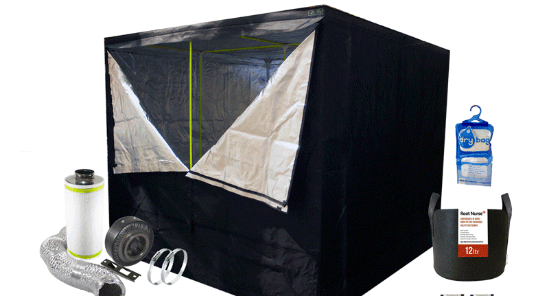 A hydroponic grow tent is efficient if used with decent nutrients, growing medium, a fan and a water