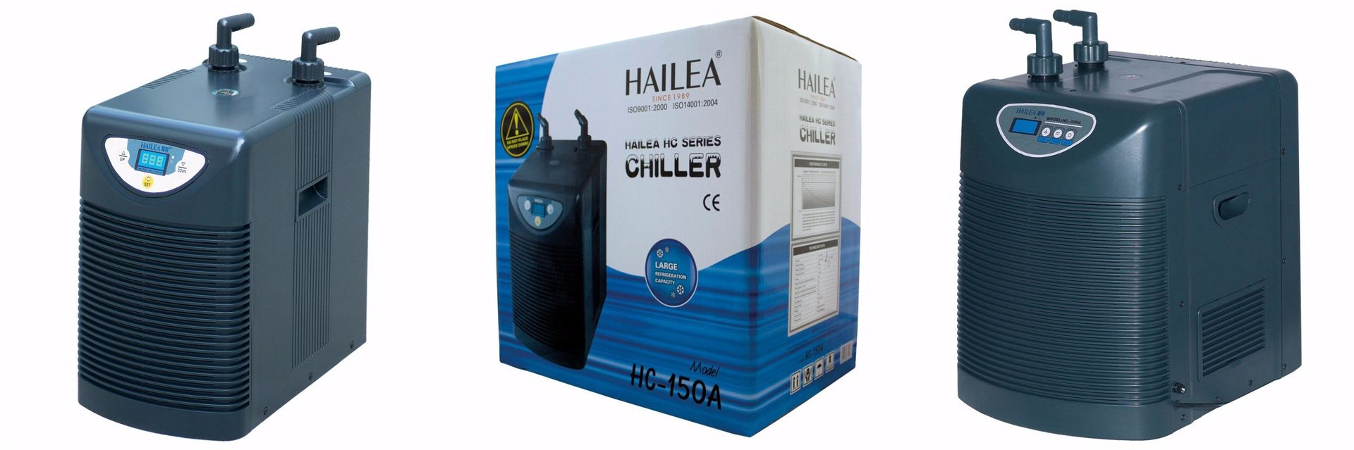 Remove the heat from the water in a hydroponics setup with these water chillers