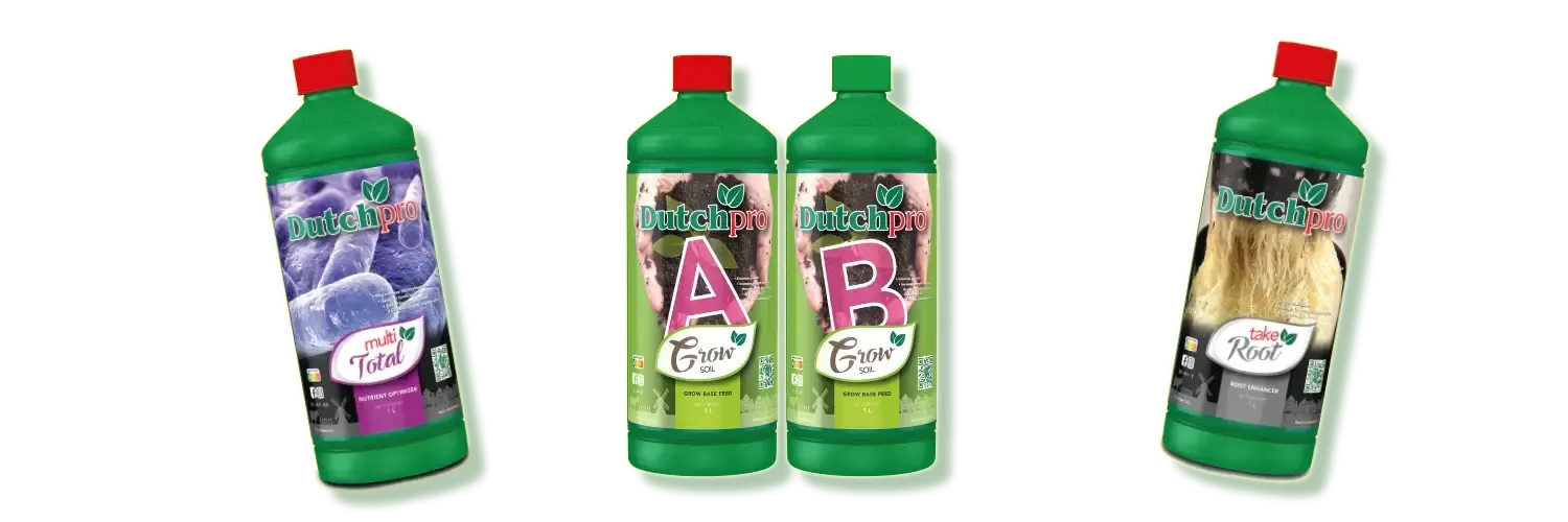 Dutchpro Take Root, A+B Grow and Multi Total are great for the vegetative stage of a hydroponic growth