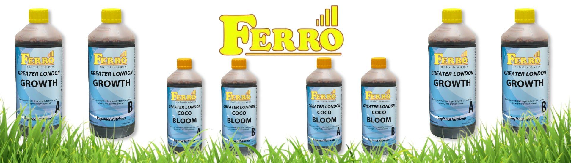Ferro offers a wide and comprehensive range of nutrient concentrates, plant enhancers, pH regulators, bloom boosters and cleaners, along with a number of related products.