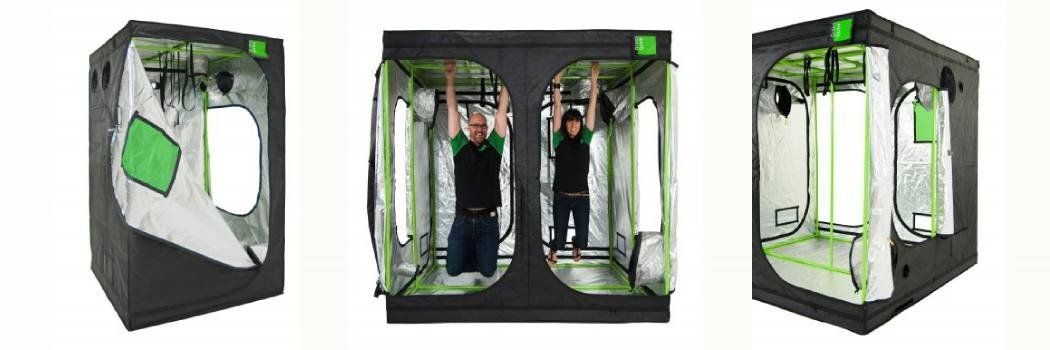 The indoor hydroponic plant grow tents from Green Qube that can hang up to 150 kilograms