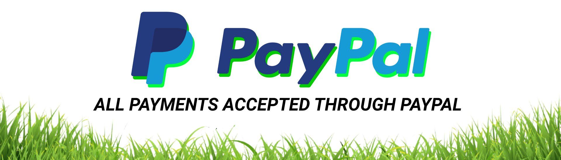 All payments discreetly accepted through the Paypal online transaction service