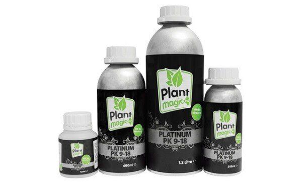 The Platinum PK 9-18 from Plant Magic is a highly concentrated PK booster which doubles the amount of phosphorus to boost flowers and fruits