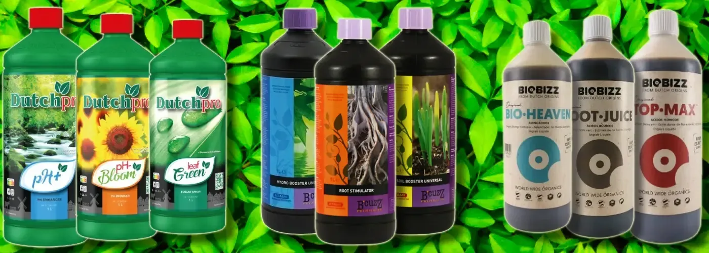 Various nutrients to help your hydroponic plants grow and prosper