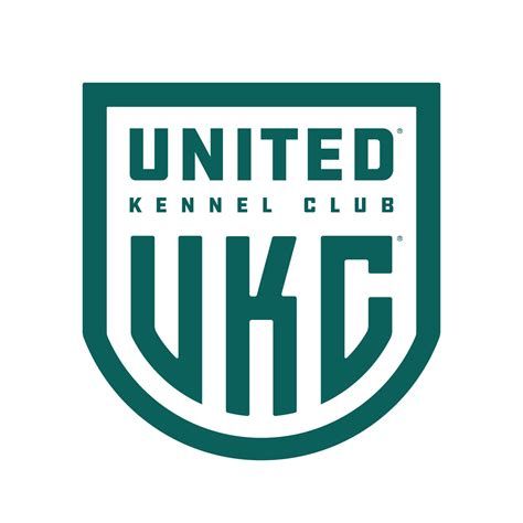 United Kennel Club logo: a dark teal shield with the words