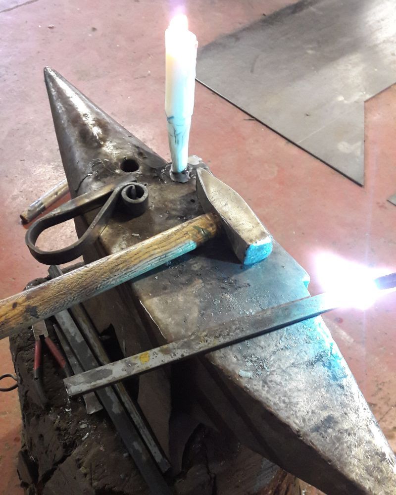 Portacandele a forma di barca