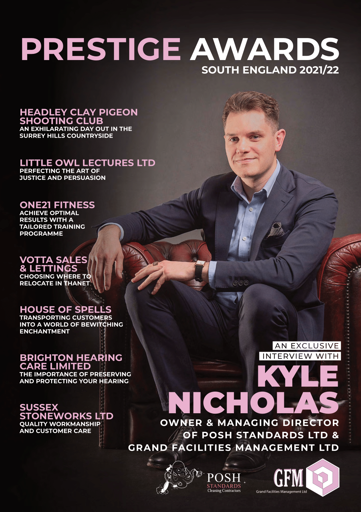 Kyle Nicholas Prestige Awards Cover