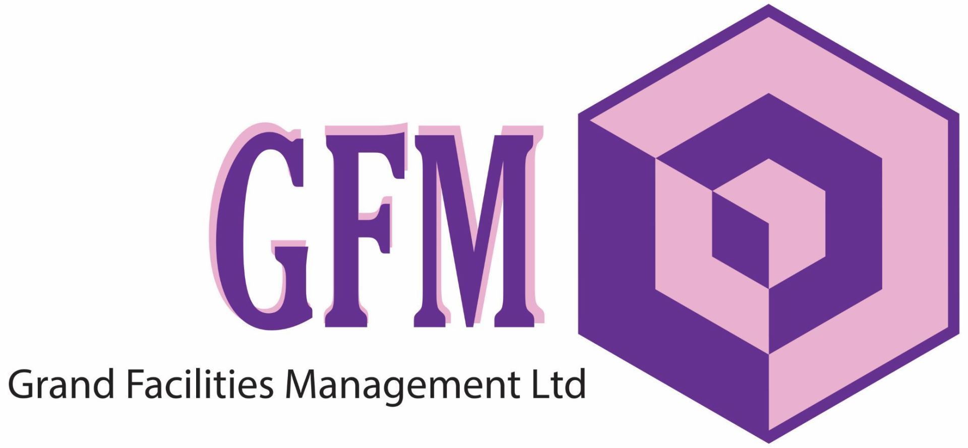 Grand Facilites Management logo of multi-layered hexagon