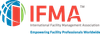 A logo for ifma international facility management association empowering facility professionals worldwide