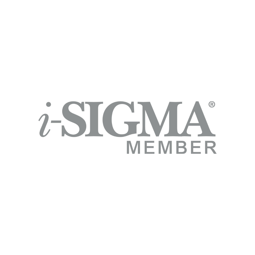 I-SIGMA Member logo in gray text on a white background