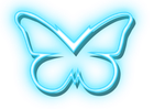 Neon butterfly