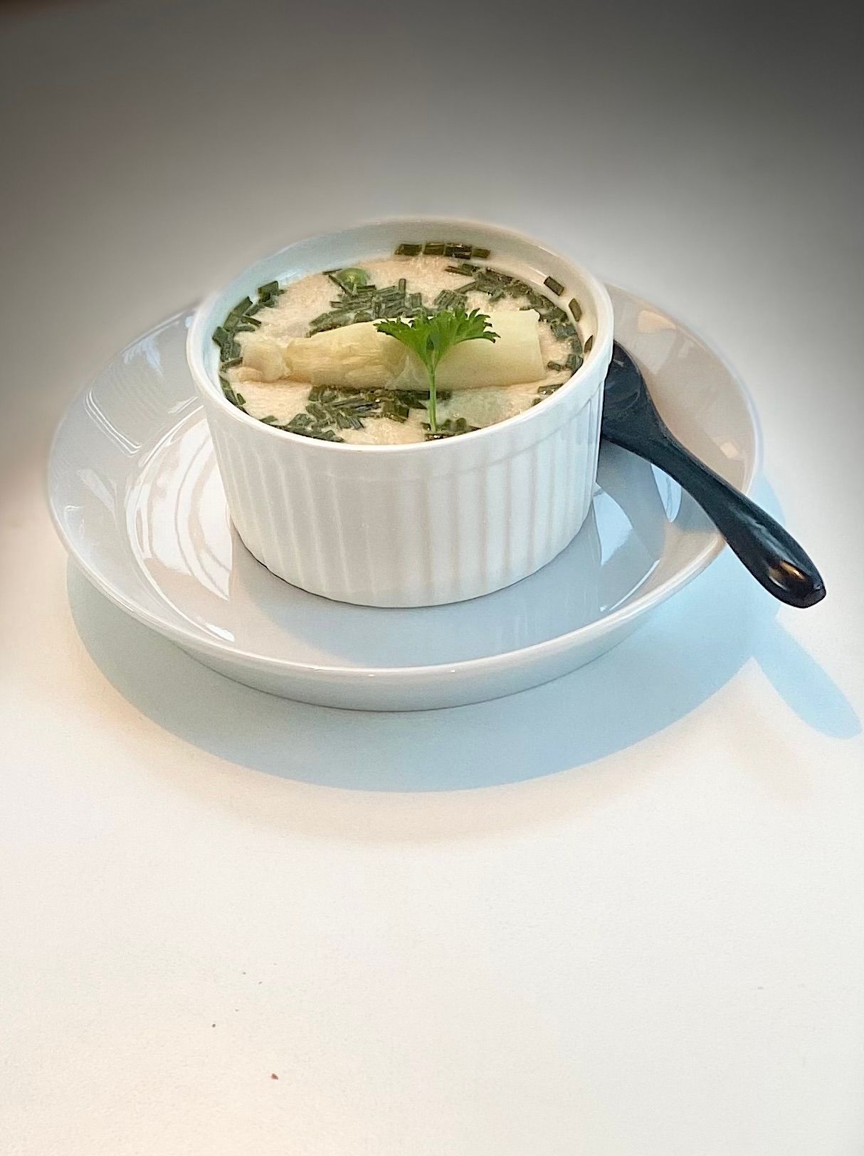 chawanmushi asperge ramekin