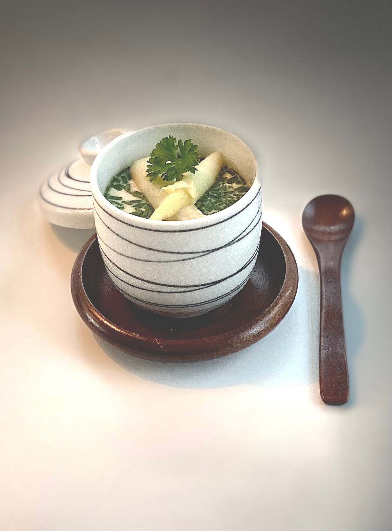 chawanmushi asperge Japanese