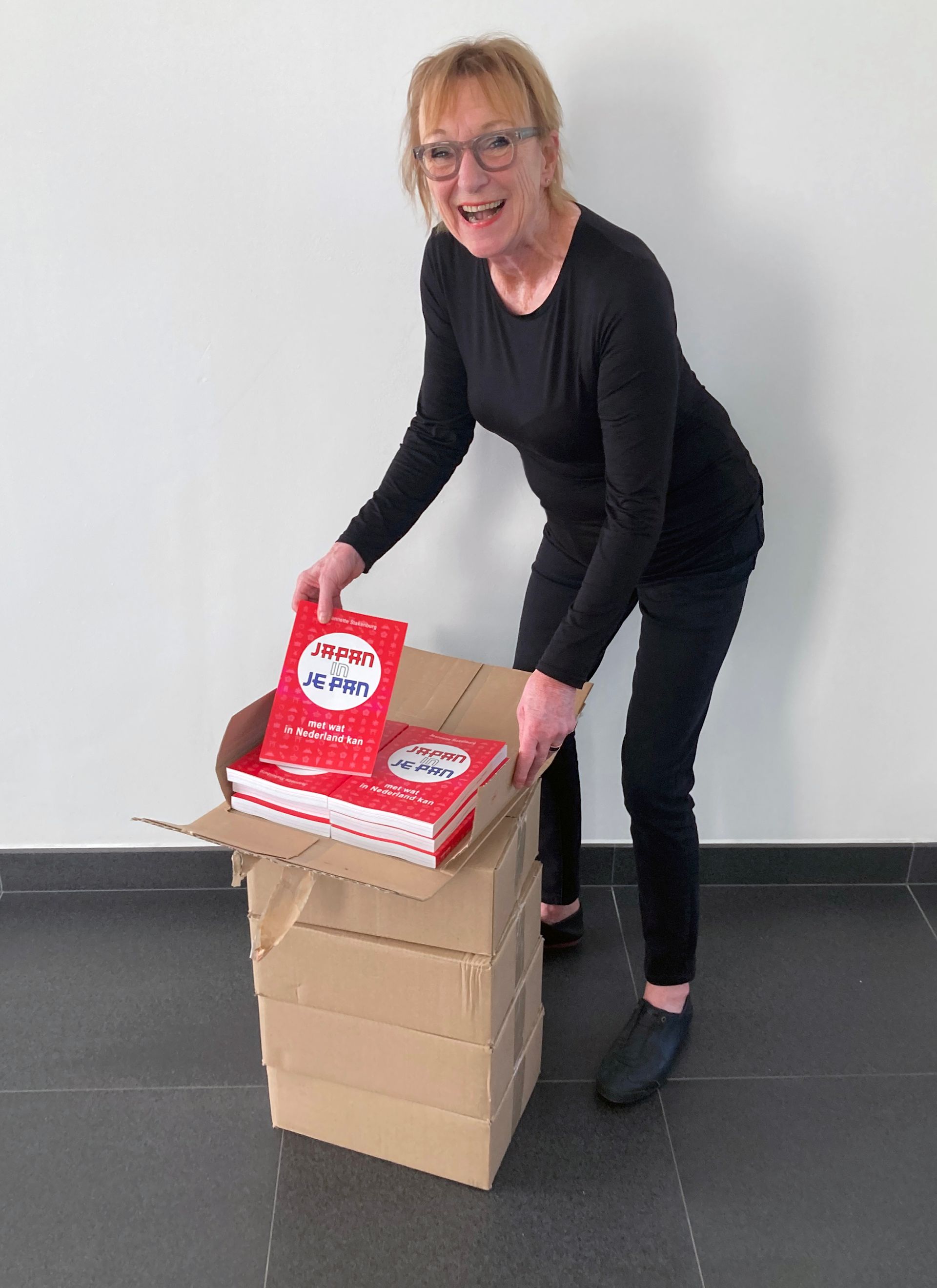 eerste zending Japans kookboek Japan in je pan ontvangen